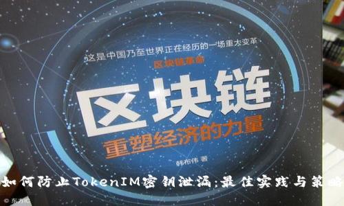 如何防止TokenIM密钥泄漏：最佳实践与策略